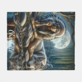 Couverture Polaire Une Indienne autochtone et son fidèle compagnon de (Devant (Horizontal))