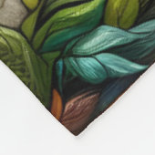 Couverture Polaire Une Indienne autochtone repose paisiblement avec u (Coin)