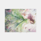 Couverture Polaire Une jolie fée de printemps (Devant (Horizontal))