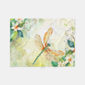 Couverture Polaire Une libellule de printemps (Devant (Horizontal))