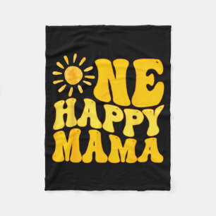 Couverture Polaire Une maman heureuse Anniversaire Premier tour autou