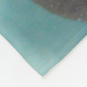 Couverture Polaire Une natation Brown mignonne de loutre dans une (Coin)