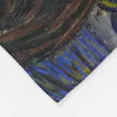 Couverture Polaire Une nuit étoilée : Saint Remy par Vincent Van Gogh (Coin)