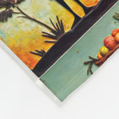 Couverture Polaire Une oeuvre d'art africaine pour représenter une fe (Coin)