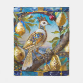 Couverture Polaire Une perdrix dans un arbre à poires (Devant)