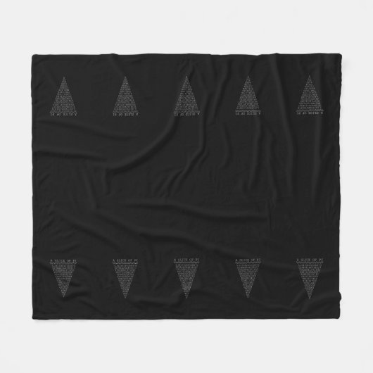 Couverture Polaire Une tranche du triangle Pi (Devant (Horizontal))