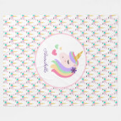 Couverture Polaire Unicorn (Devant (Horizontal))