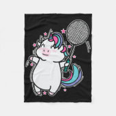 Couverture Polaire Unicorn Badminton (Devant)