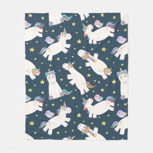 Couverture Polaire Unicorn Dreams (Devant)