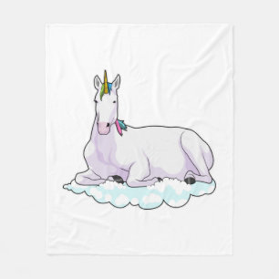 Couverture Polaire Unicorn on cloud