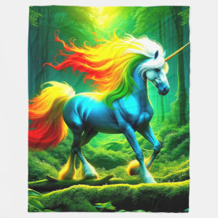 Couverture Polaire Unicorne