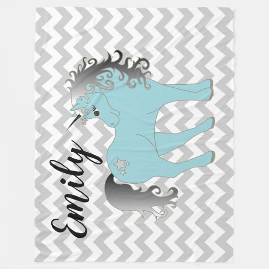 Couverture Polaire Unicorne (Devant)