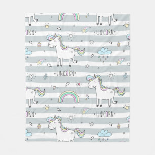 Couverture Polaire Unicorne