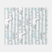 Couverture Polaire Unicorne (Devant (Horizontal))