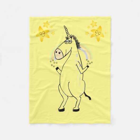 Couverture Polaire Unicorne (Devant)