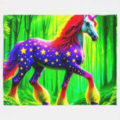 Couverture Polaire Unicorne (Devant (Horizontal))