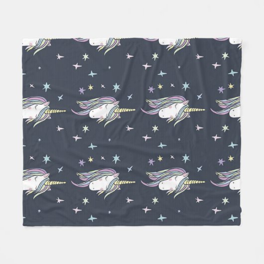 Couverture Polaire Unicorne (Devant (Horizontal))