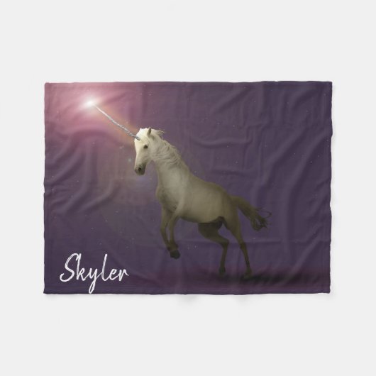 Couverture Polaire Unicorne (Devant (Horizontal))