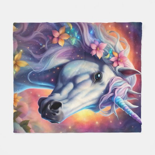 Couverture Polaire Unicorne (Devant (Horizontal))