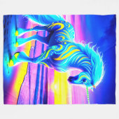 Couverture Polaire Unicorne (Devant (Horizontal))