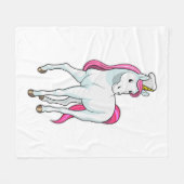 Couverture Polaire Unicorne comme Cuisinière avec casquette chef (Devant (Horizontal))