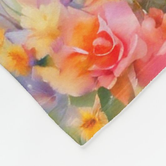 Couverture Polaire Unicorne couleur Pastel (Coin)