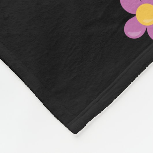 Couverture Polaire Unicorne et arc-en-ciel personnalisés (Coin)