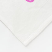 Couverture Polaire Unicorne polaire couverture, rose et or (Coin)