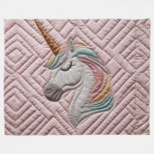 Couverture Polaire Unicorne Revêtu (Devant (Horizontal))