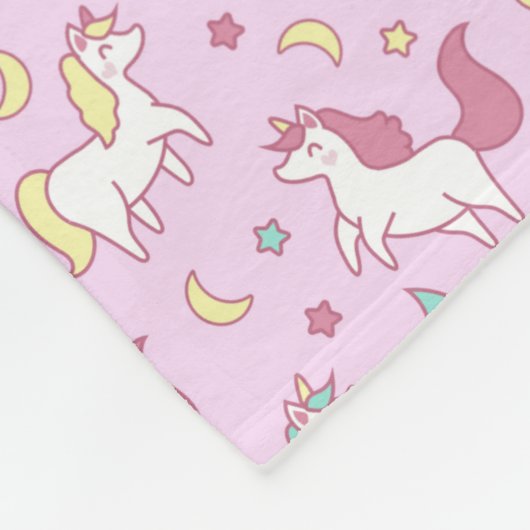Couverture Polaire Unicornes (Coin)