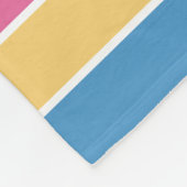 Couverture Polaire Unicornes lunaires et jolies fleurs brillantes (Coin)