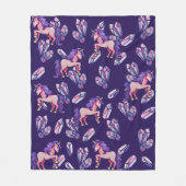 Couverture Polaire Unicornes magiques (Devant)