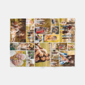 Couverture Polaire Unique 20 Photo Collage Minimaliste Simple (Devant (Horizontal))