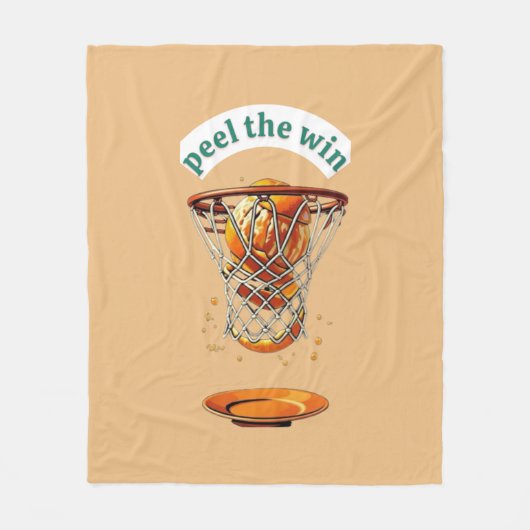 Couverture Polaire Unique basketball lover gifts peel the win (Devant)