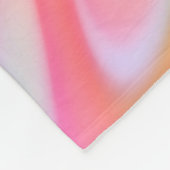 Couverture Polaire Unique tendance Rose bleu vert vert vert abstrait  (Coin)