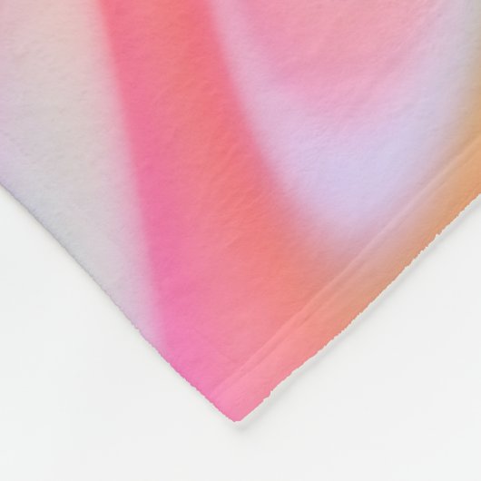 Couverture Polaire Unique tendance Rose bleu vert vert vert abstrait (Coin)