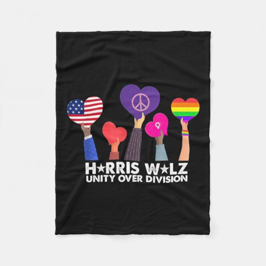 Couverture Polaire Unité sur division Harris 2024 Wheimer 2024 Vote (Devant)