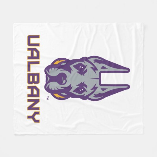 Couverture Polaire Université d'Albany Great Danes (Devant (Horizontal))