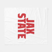 Couverture Polaire Université d'État de Jacksonville JAX STATE Rouge (Devant (Horizontal))