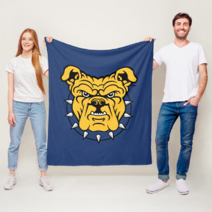 Couverture Polaire Université d'État NCA&T Tête de Bulldog
