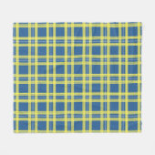 Couverture Polaire Université du Delaware Tartan (Devant (Horizontal))