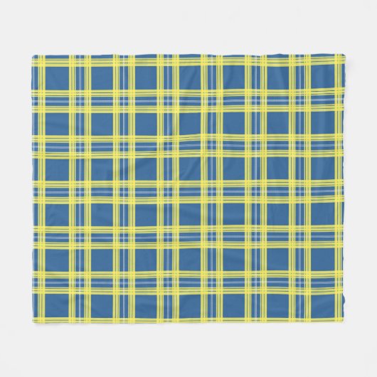 Couverture Polaire Université du Delaware Tartan (Devant (Horizontal))