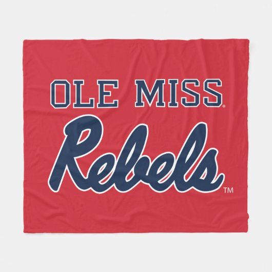 Couverture Polaire Université du Mississippi | Ole Miss Rebels (Devant (Horizontal))