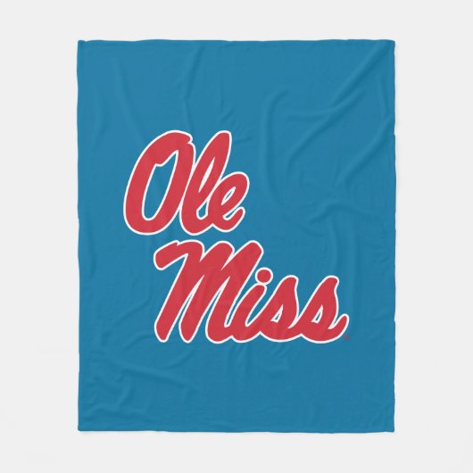 Couverture Polaire Université du Mississippi | Ole Miss Script (Devant)