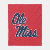Couverture Polaire Université du Mississippi | Ole Miss Script (Devant)