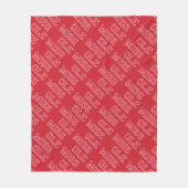 Couverture Polaire Université du Mississippi | Ole Miss Wordmark (Devant)