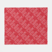 Couverture Polaire Université du Mississippi | Ole Miss Wordmark (Devant (Horizontal))