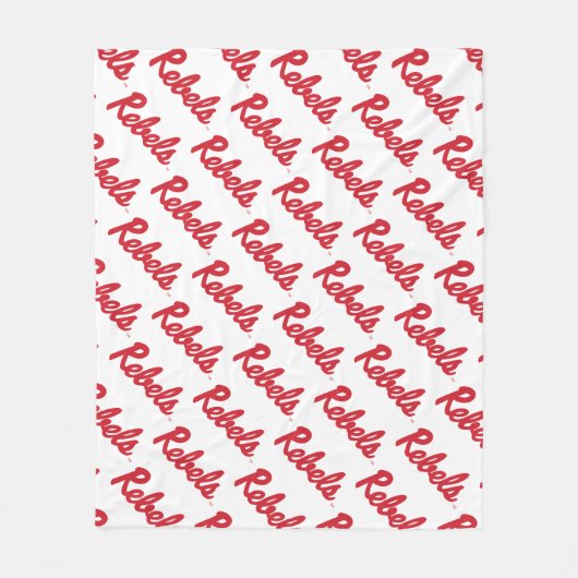 Couverture Polaire Université du Mississippi | Script Rebels (Devant)