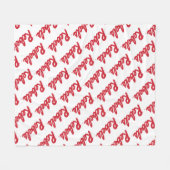 Couverture Polaire Université du Mississippi | Script Rebels (Devant (Horizontal))