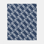 Couverture Polaire Université du Mississippi | Wordmark Rebels (Devant)